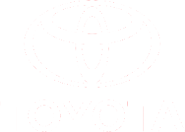 White Toyota logo